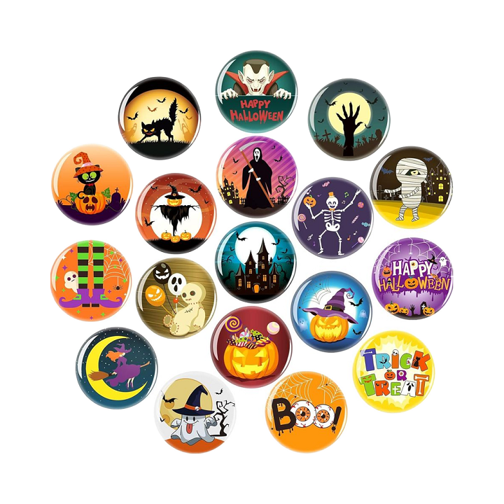 halloween themed badges halloween themed badges