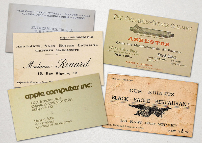 when were business cards invented_1 when were business cards invented_1
