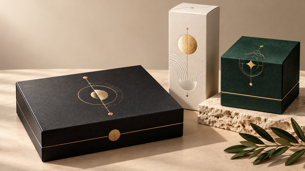 Luxury Foil Stamped Packaging Boxes Luxury Foil Stamped Packaging Boxes