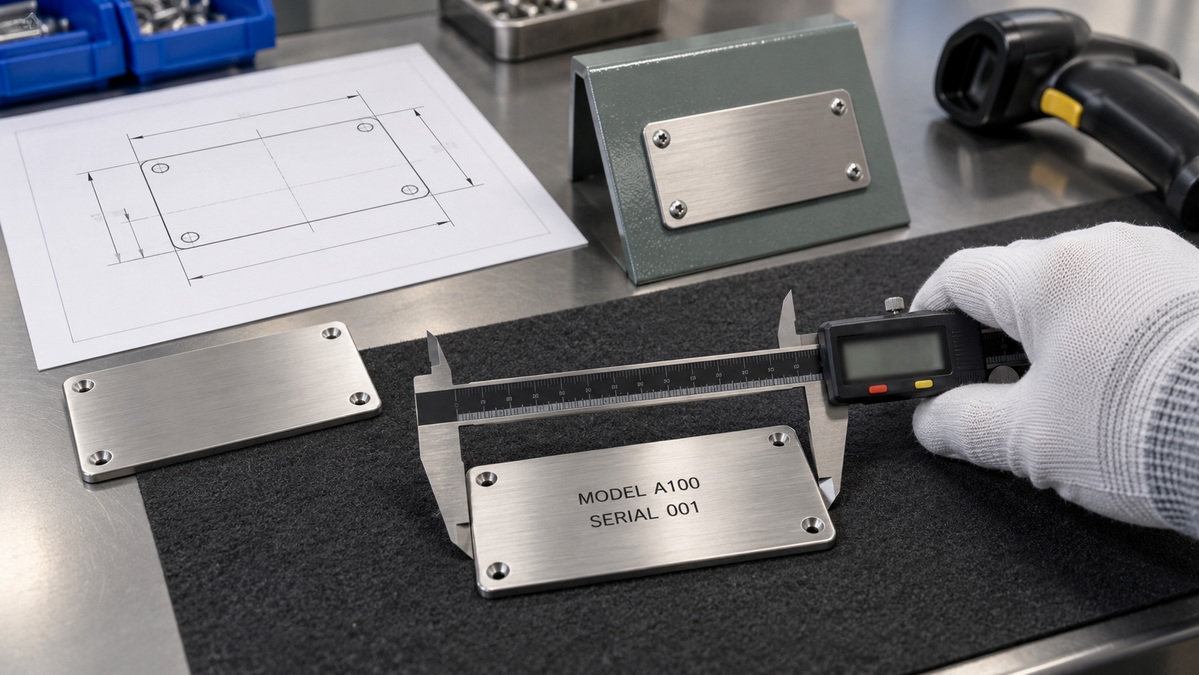 Custom Nameplate Sample Quality Inspection Custom Nameplate Sample Quality Inspection