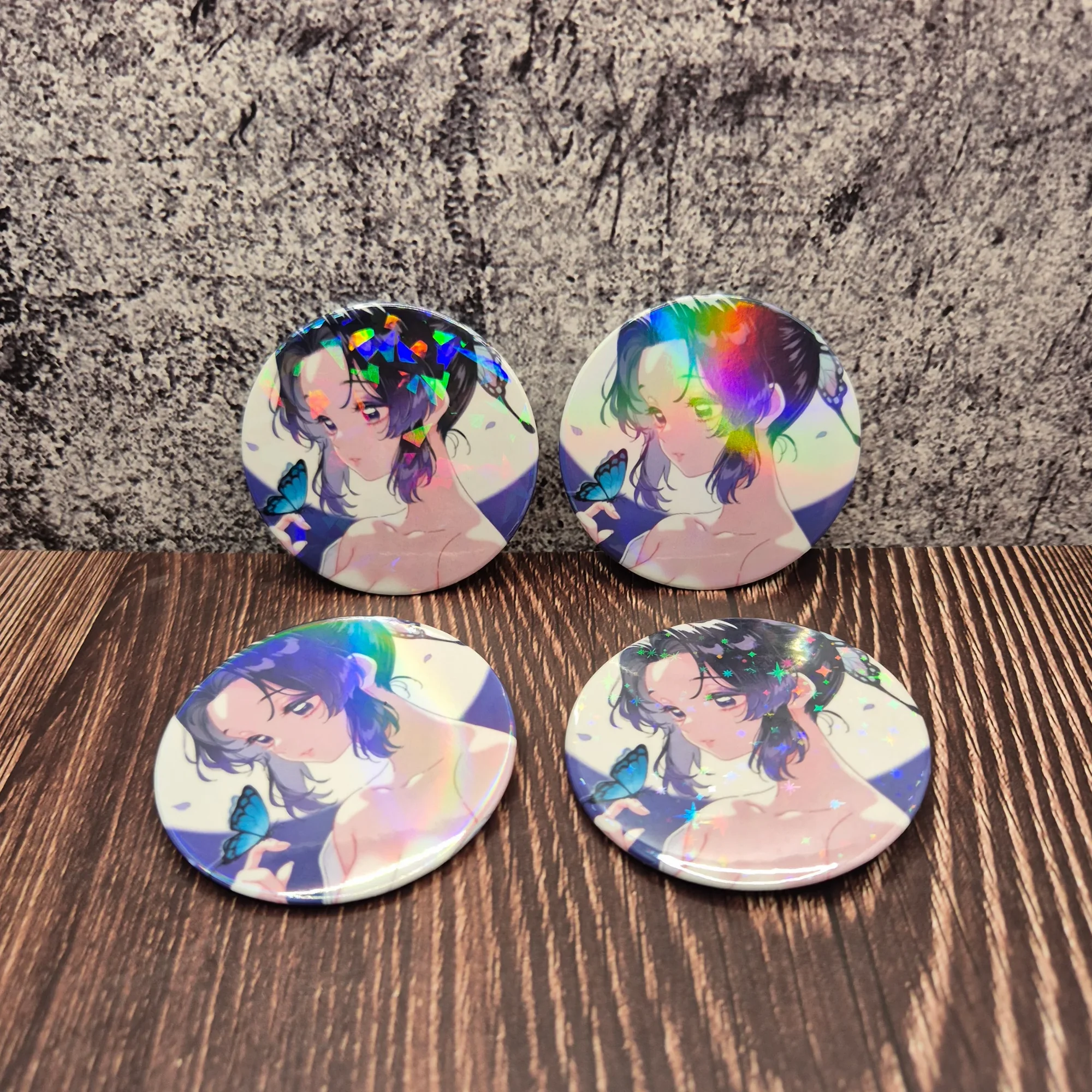 custom anime badges5 custom anime badges5