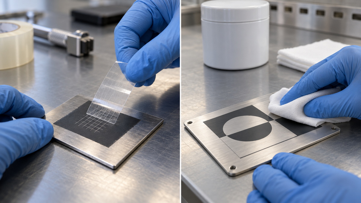 Nameplate Adhesion And Cleaning Tests Nameplate Adhesion And Cleaning Tests