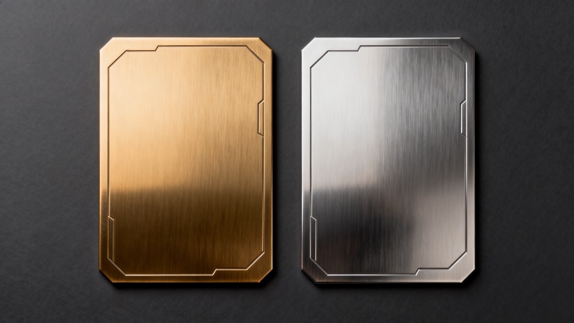 Brass And Stainless Steel Name Plates Comparison Brass And Stainless Steel Name Plates Comparison