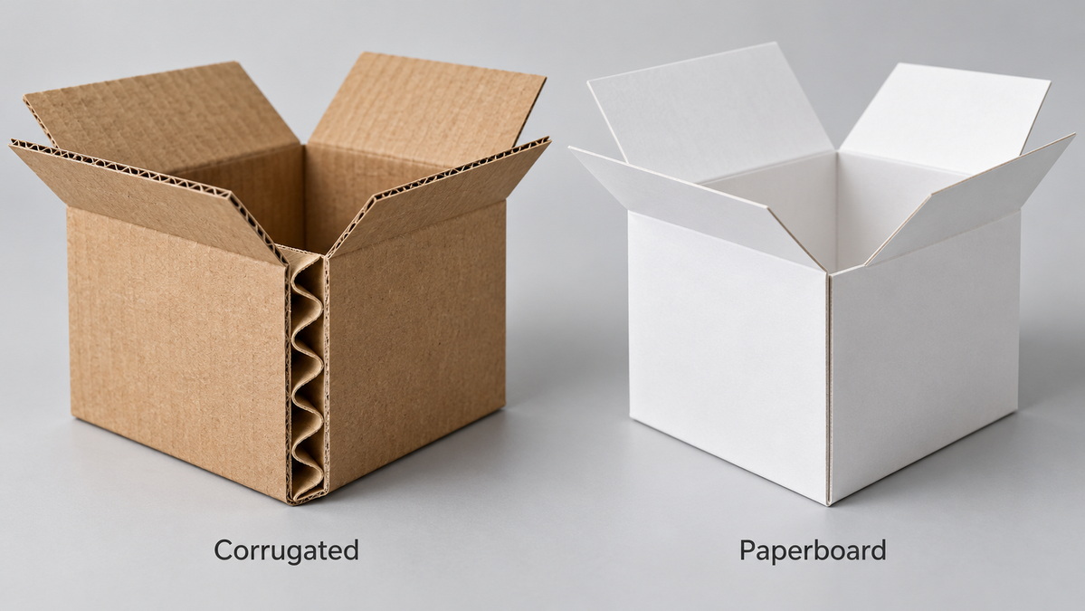 Corrugated Boxes And Paperboard Boxes Comparison Gofrirovka qilingan qutilar va karton qutilarni taqqoslash