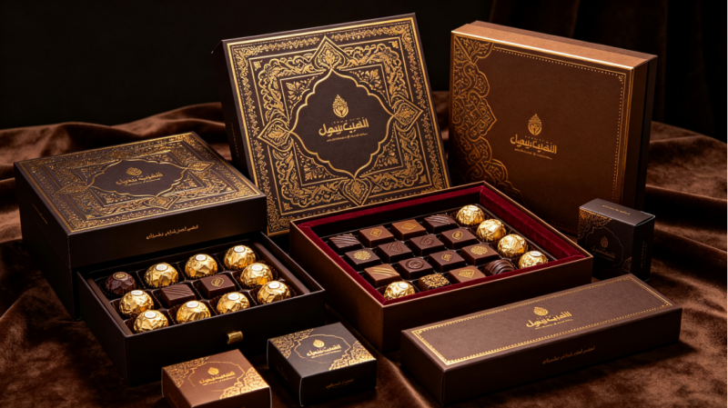 Embossed Packaging for Luxury Chocolate Gifts Embossed Packaging for Luxury Chocolate Gifts