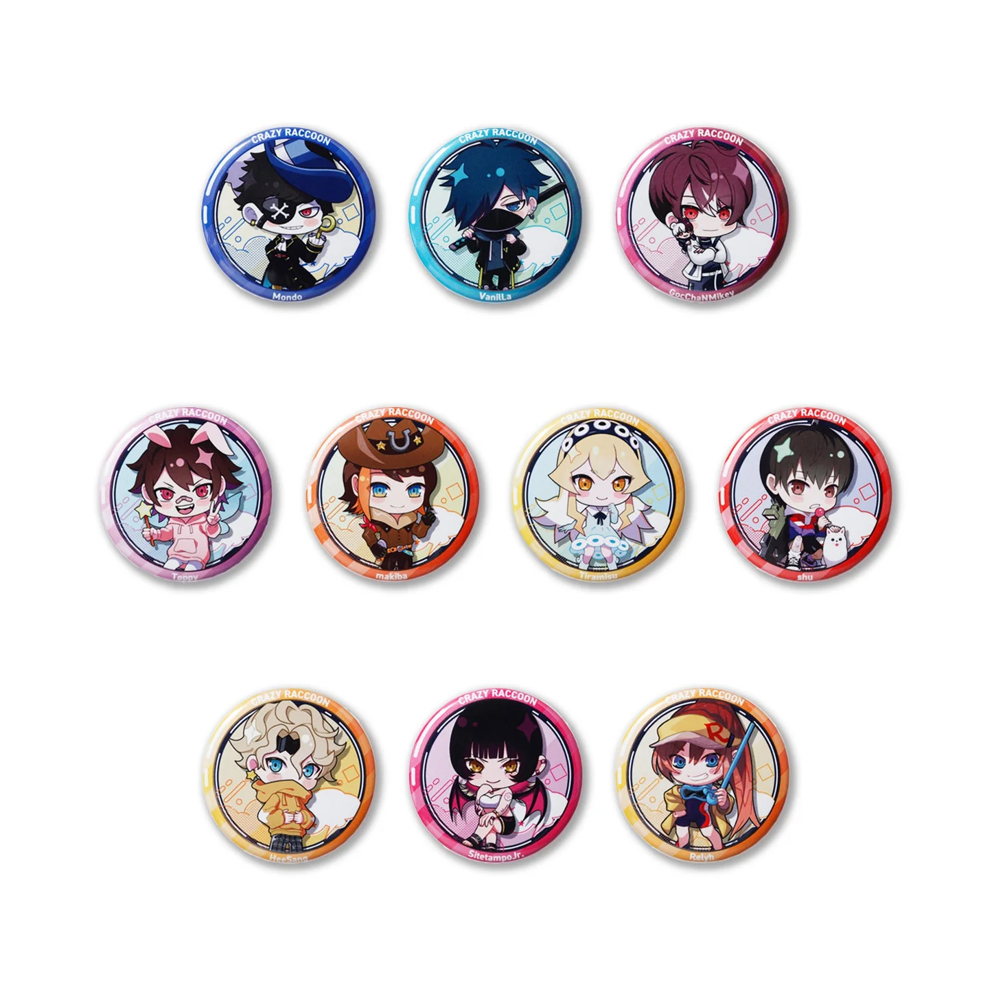 custom anime badges4 custom anime badges4