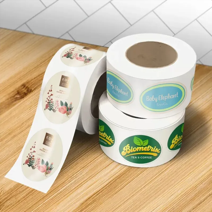 custom oval labels