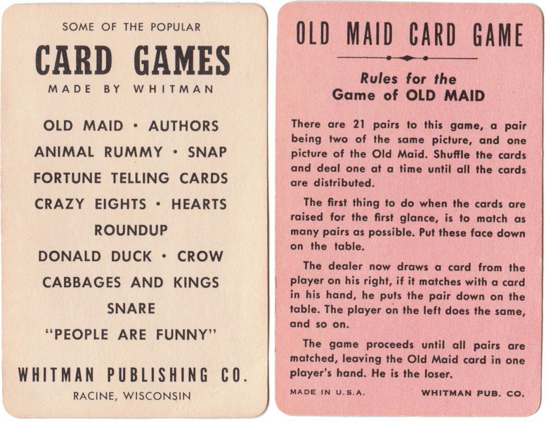old maid card game_2