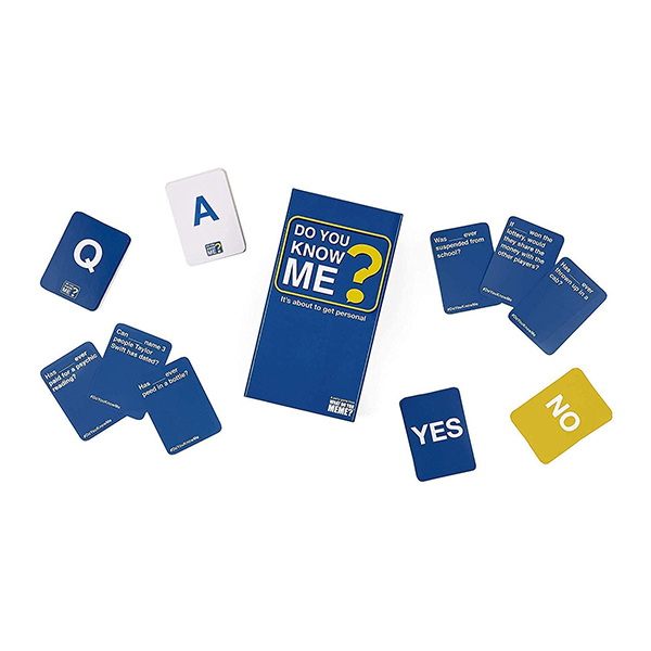 do you know me card game