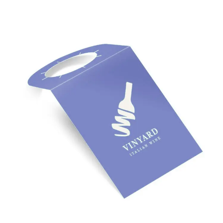 custom bottle neck hang tags