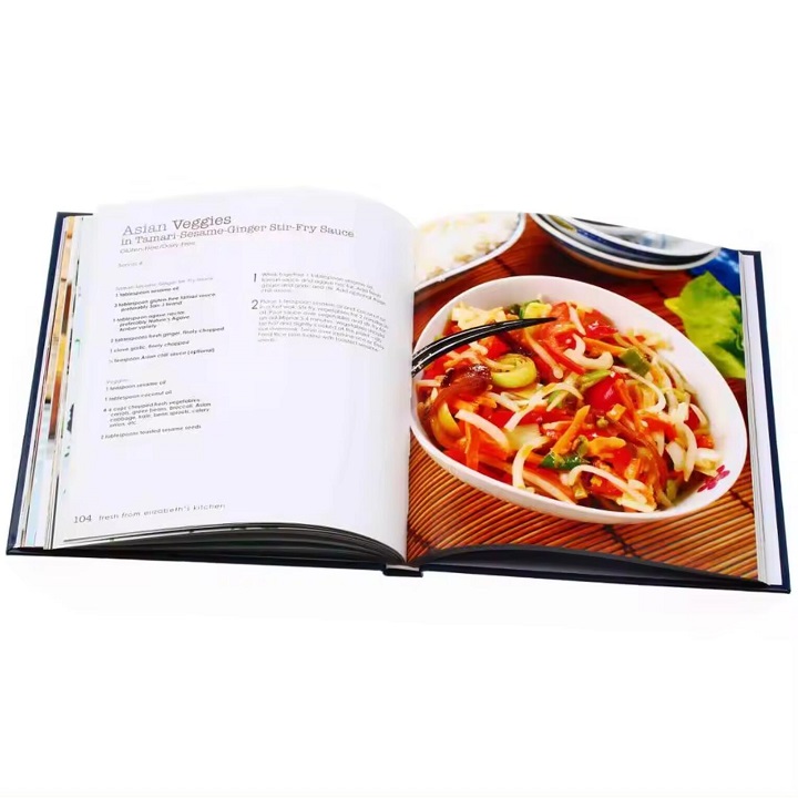 cookbook printing