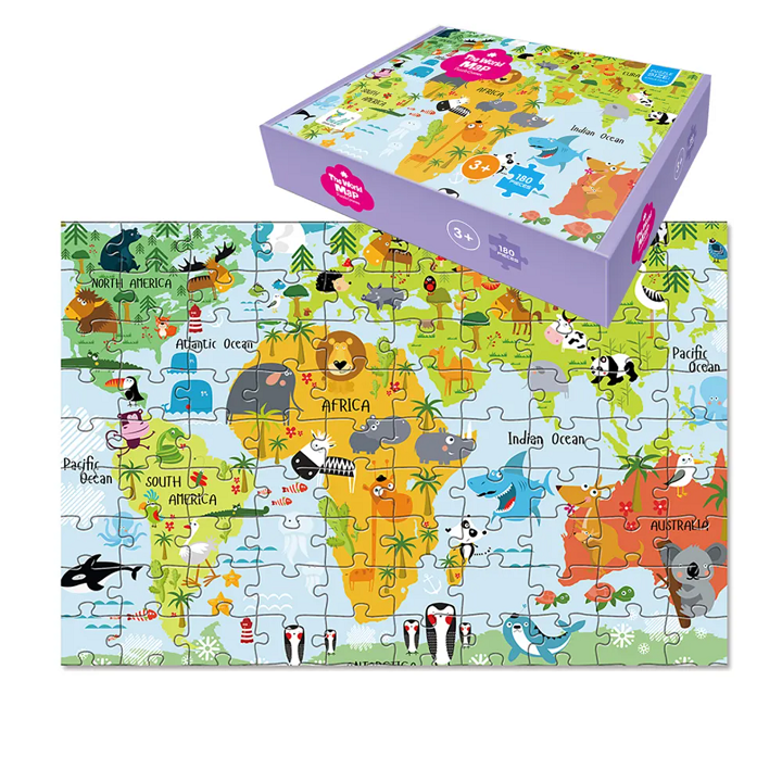 world map jigsaw puzzle