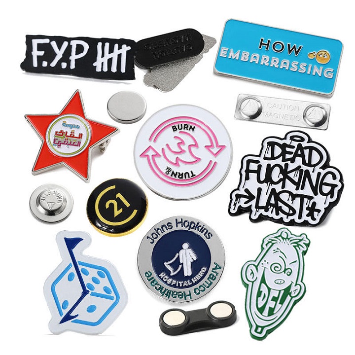 personalized magnetic badges