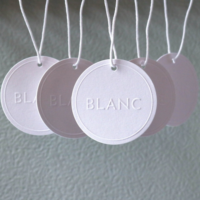 Custom Circle hang tags