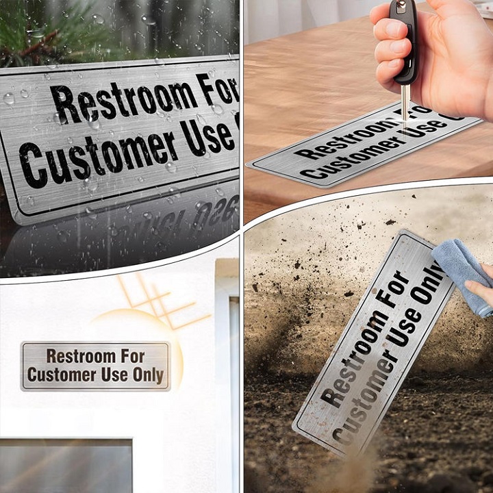 custom metal name plates
