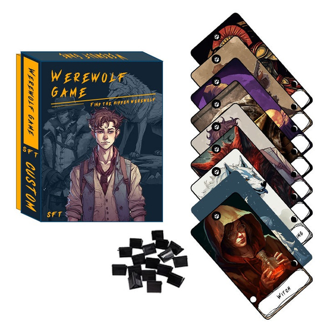 Werewolf Game Cards