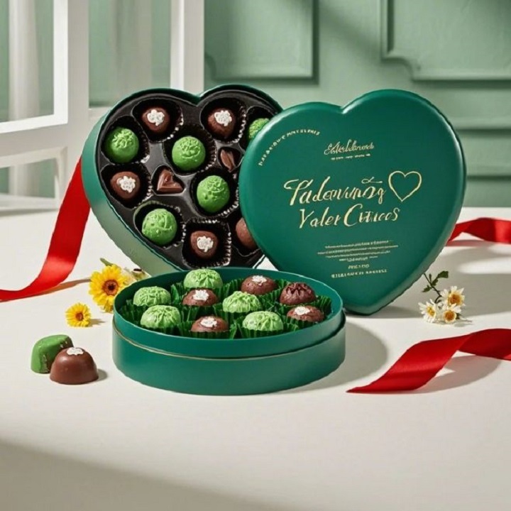 chocolate present box