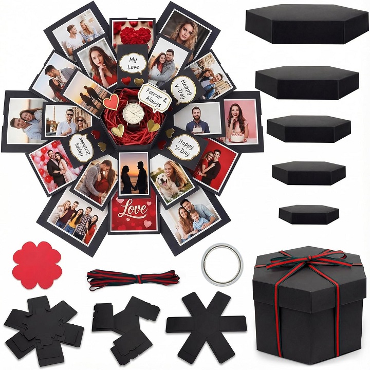 exploding picture box