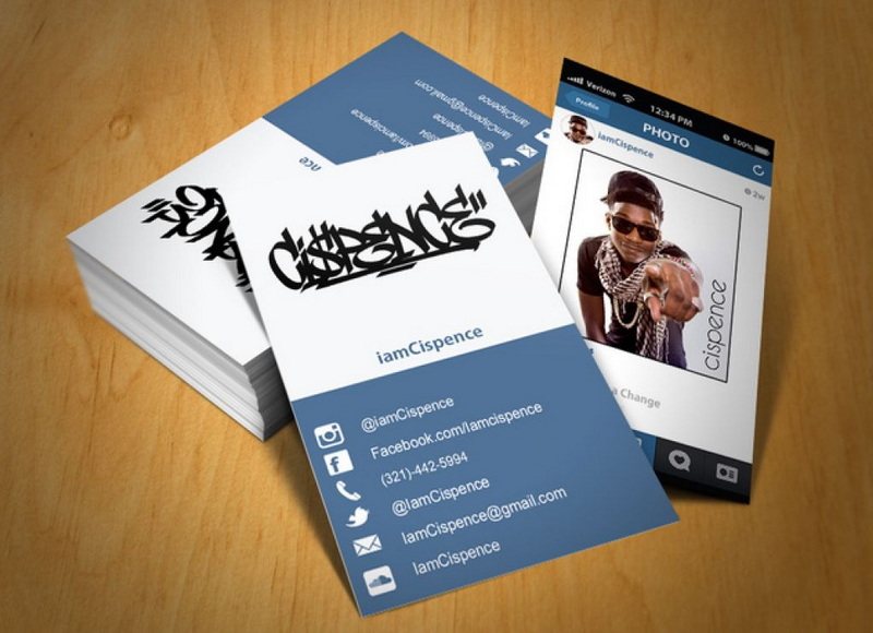 social media icons to business cards vistaprint2