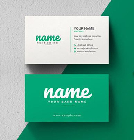 put on a business card_1