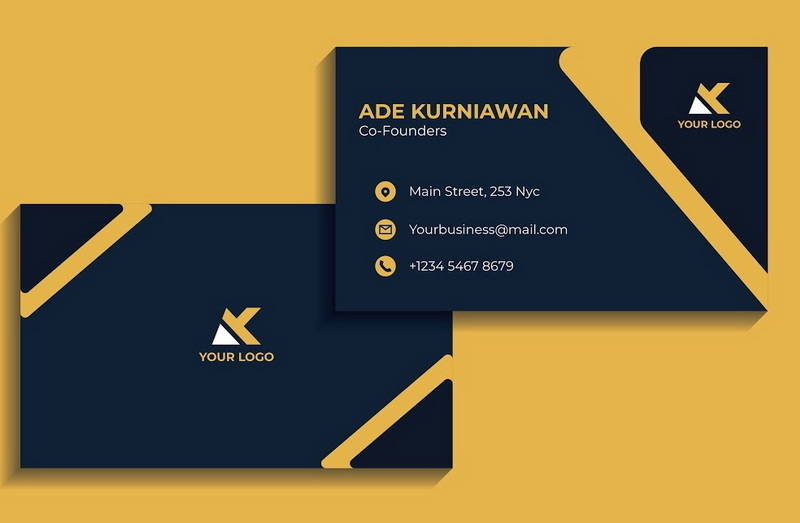 business card in illustrator_1