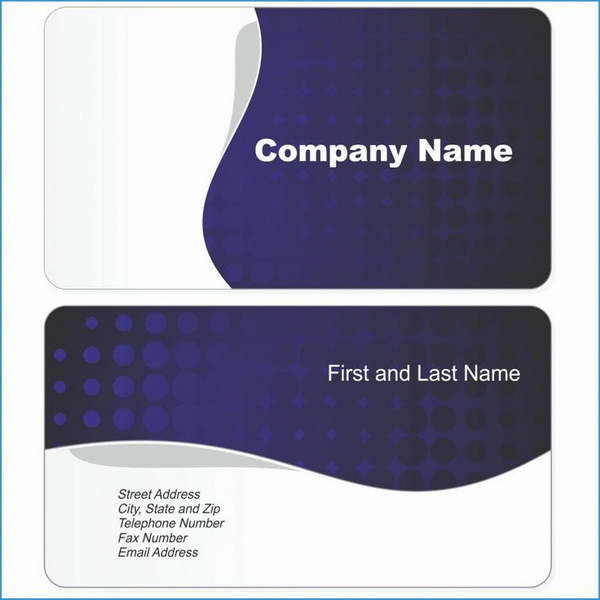 make business cards in word without a template_1