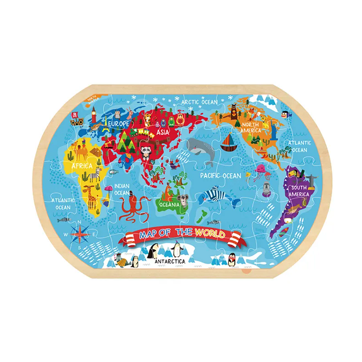 map world puzzle
