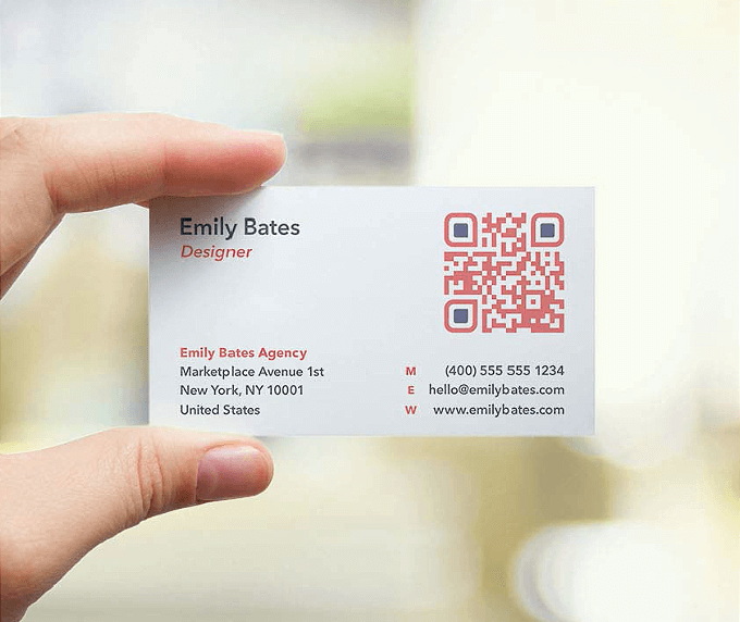 How To Add Qr Code To Business Card?