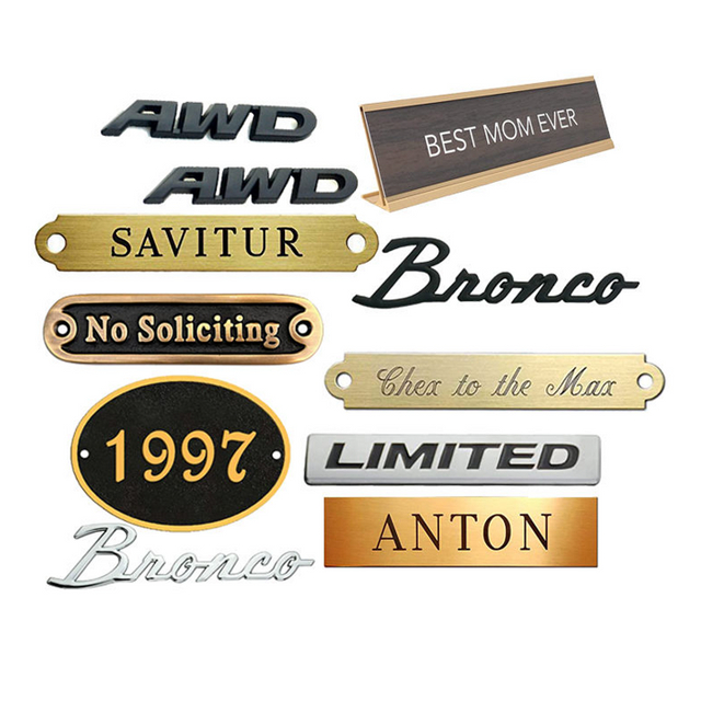 Engraved Name Plates