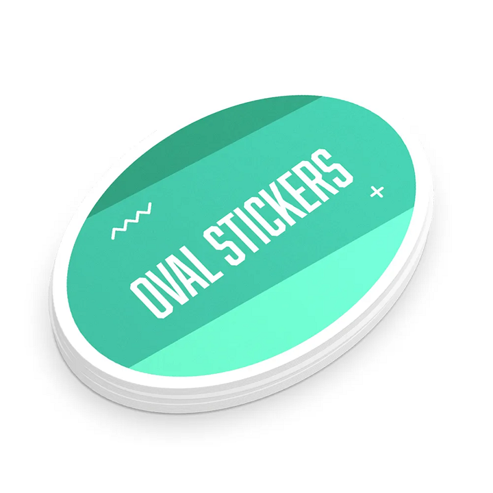 custom oval decals
