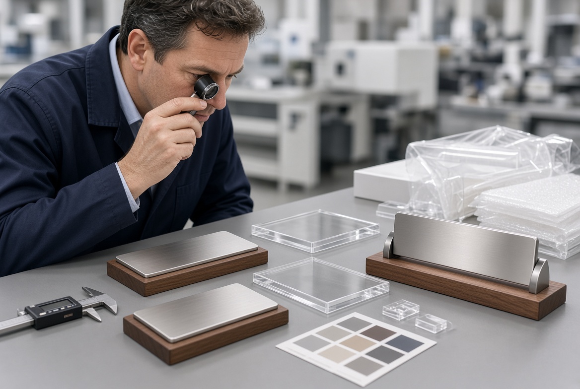 Professional Desk Name Plate Quality Inspection Professional Desk Name Plate Quality Inspection