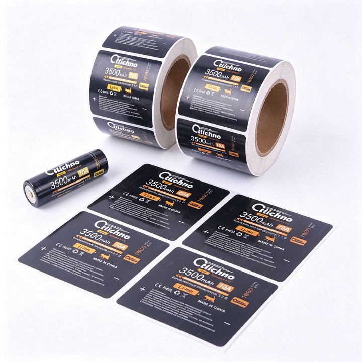 acid resistant battery labels