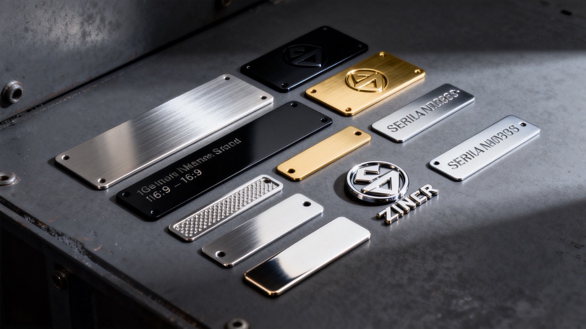 Metal Name Plate Materials And Finishes Metal Name Plate Materials And Finishes