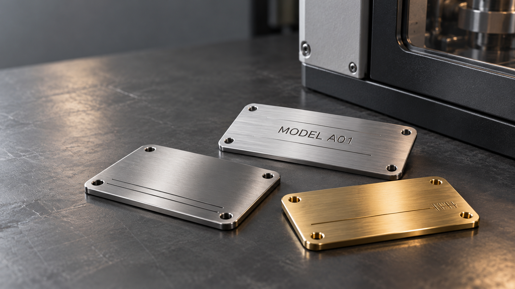 Custom Metal Nameplates for Industrial Equipment
