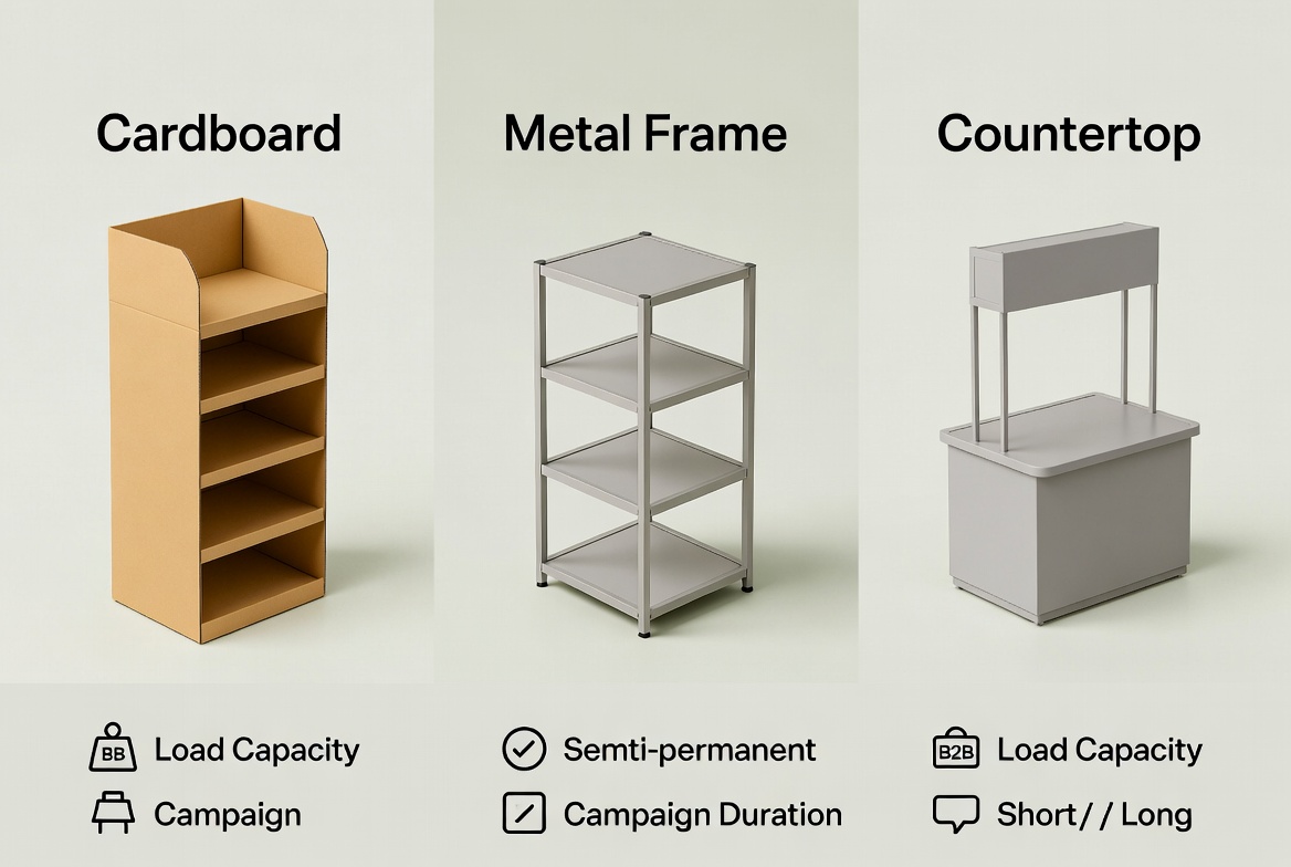 Display Stand Structure And Materials Display Stand Structure And Materials
