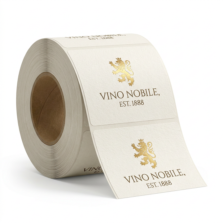 embossed gold foil stickers
