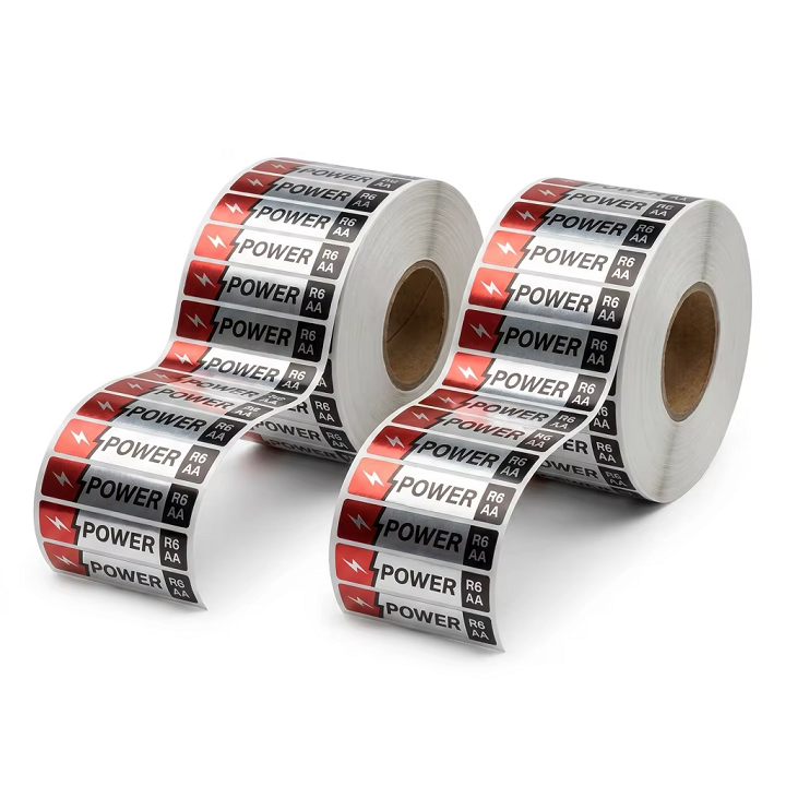 automotive battery heat resistant labels