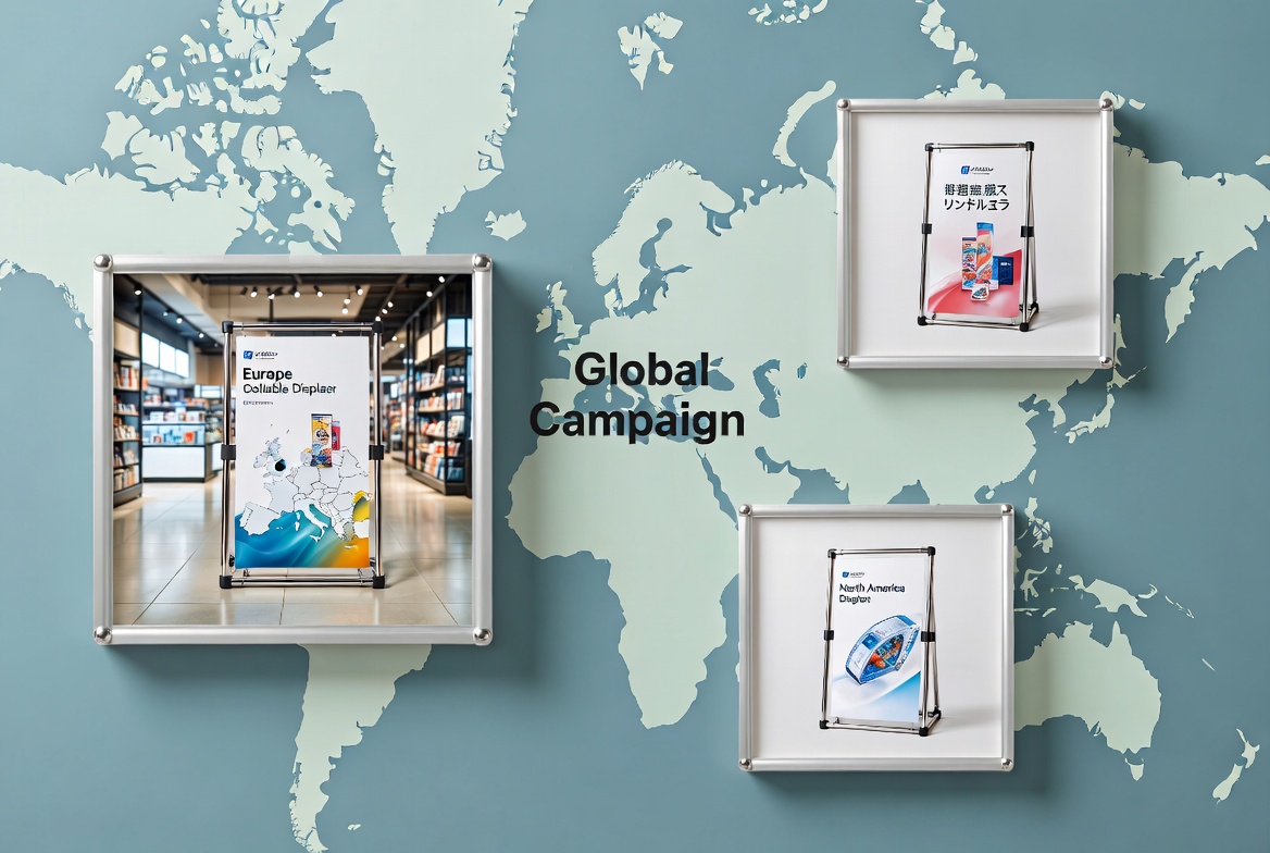 Global Brand Campaign With Foldable Displays