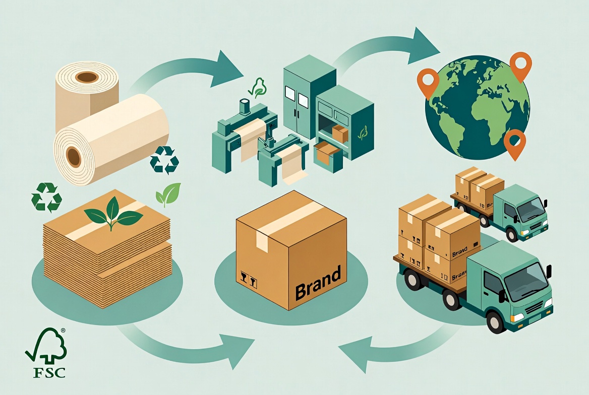 Sustainable Ecommerce Packaging Workflow