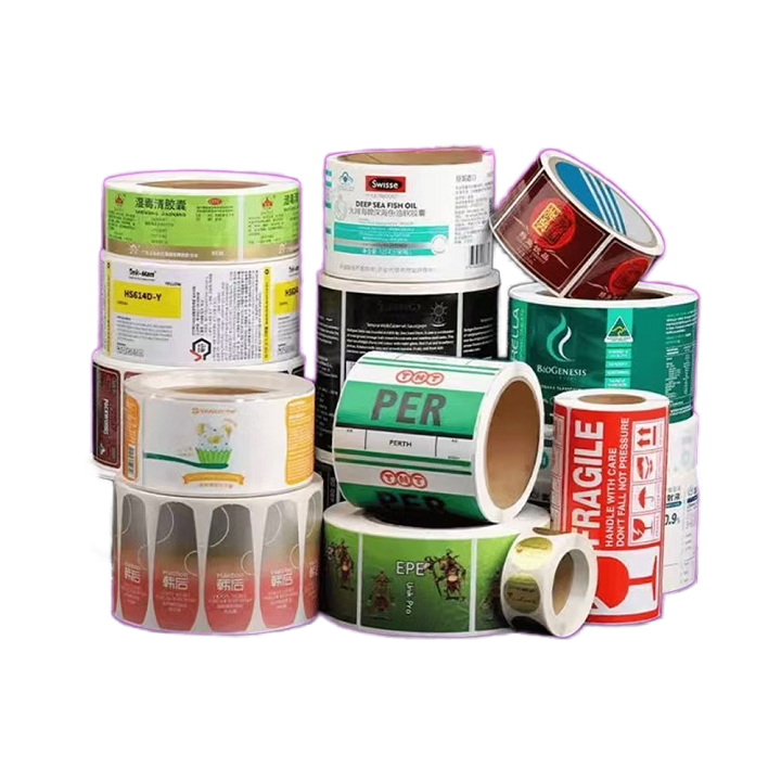 roll of personalized stickers