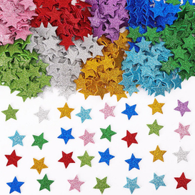 Glitter Star Foam Stickers