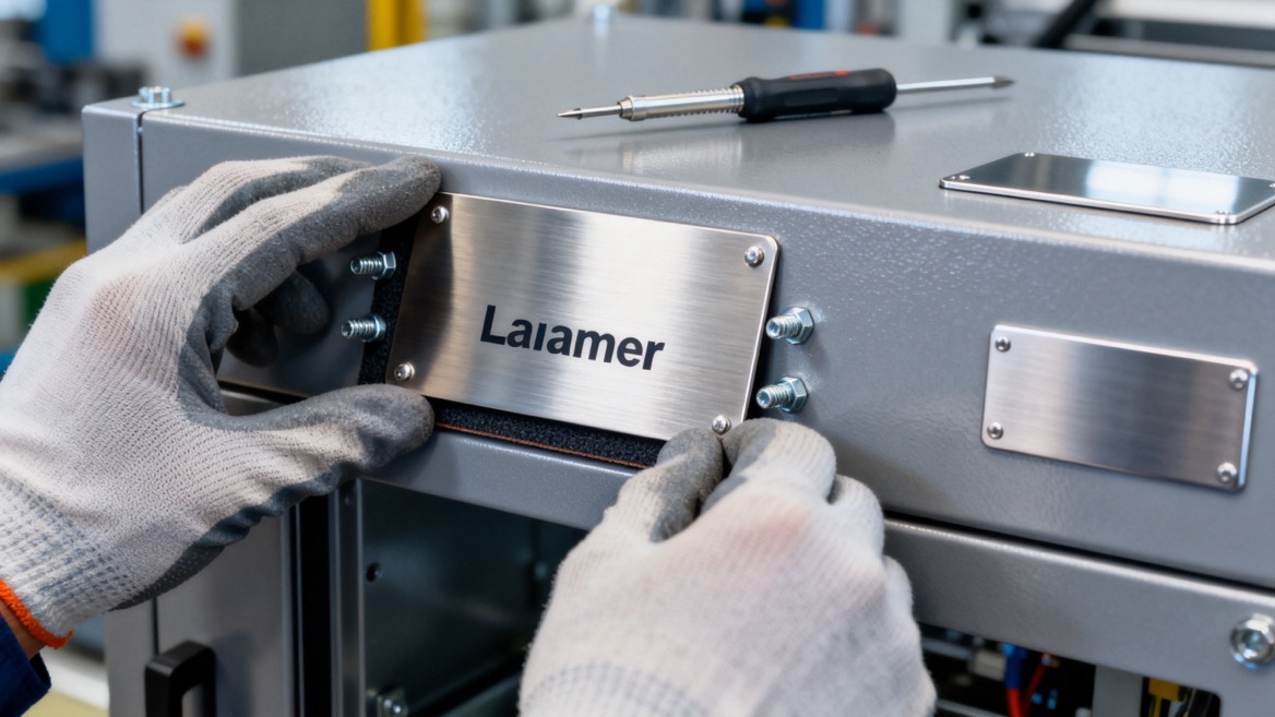 Installing Durable Metal Name Plates Installing Durable Metal Name Plates