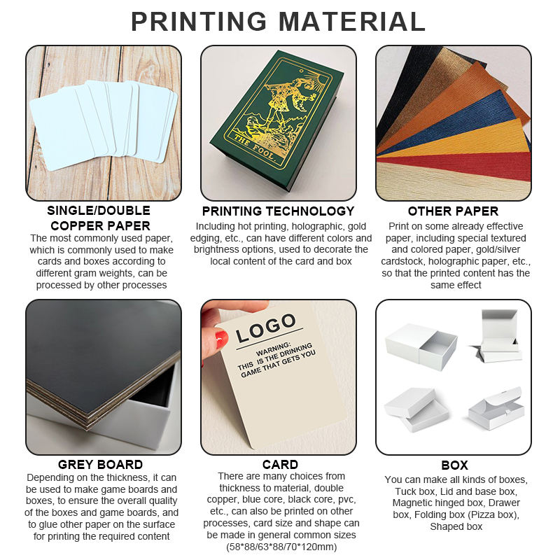 printing cards material