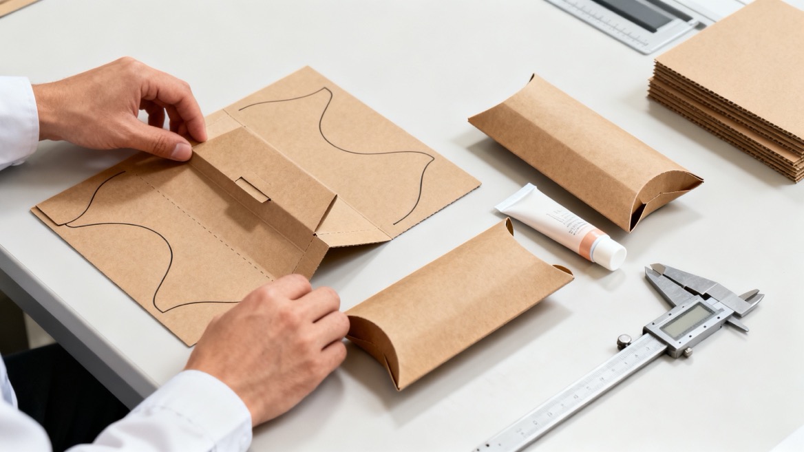 Pillow Box Product Fit And Sample Inspection Pillow Box Product Fit And Sample Inspection