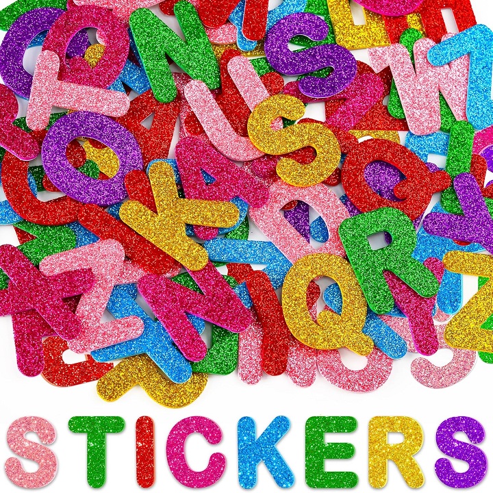 thickers alphabet stickers