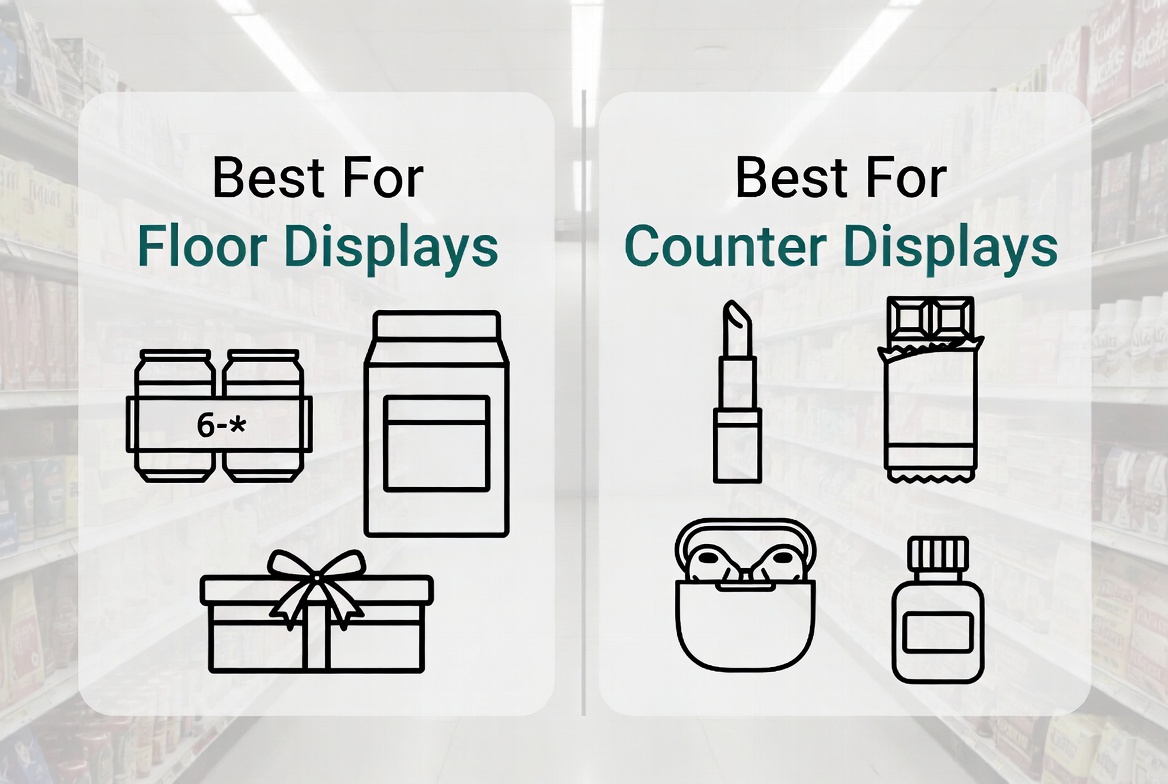 Product Fit For Floor And Counter Displays Product Fit For Floor And Counter Displays
