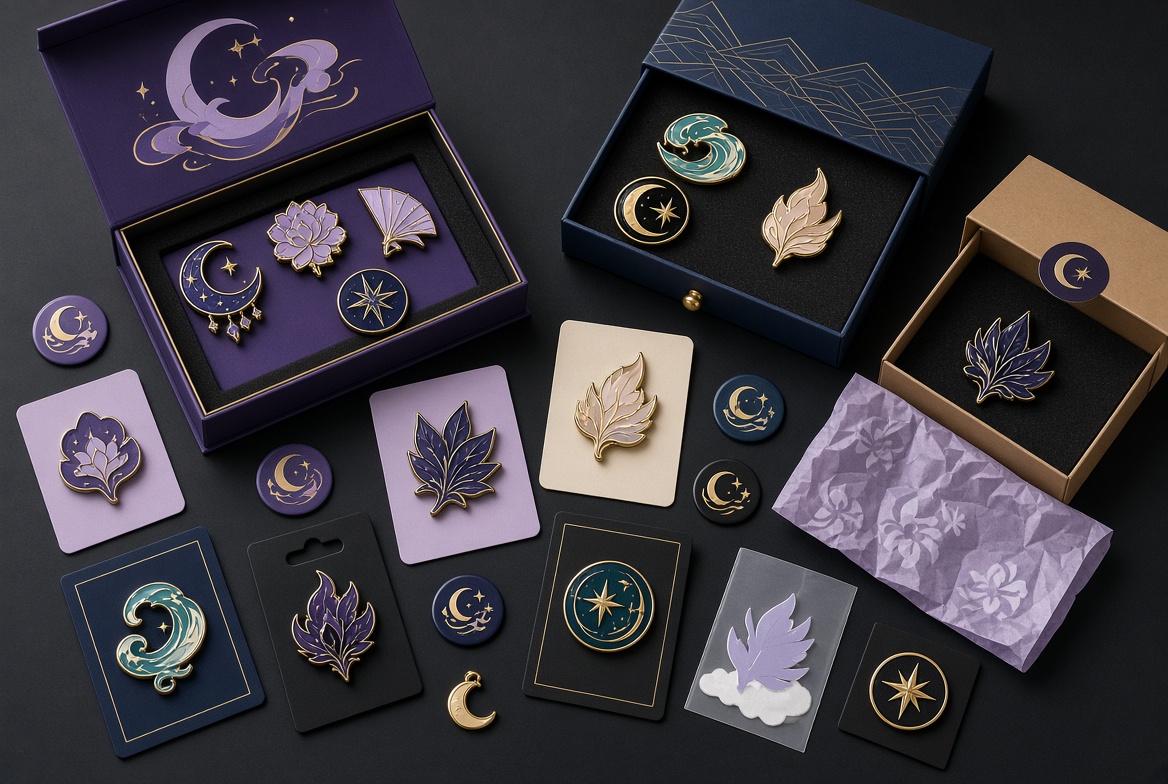 Anime Enamel Pin Packaging Collection Anime Enamel Pin Packaging Collection