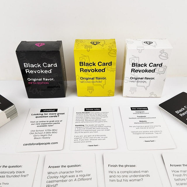 Custom Trivia Cards