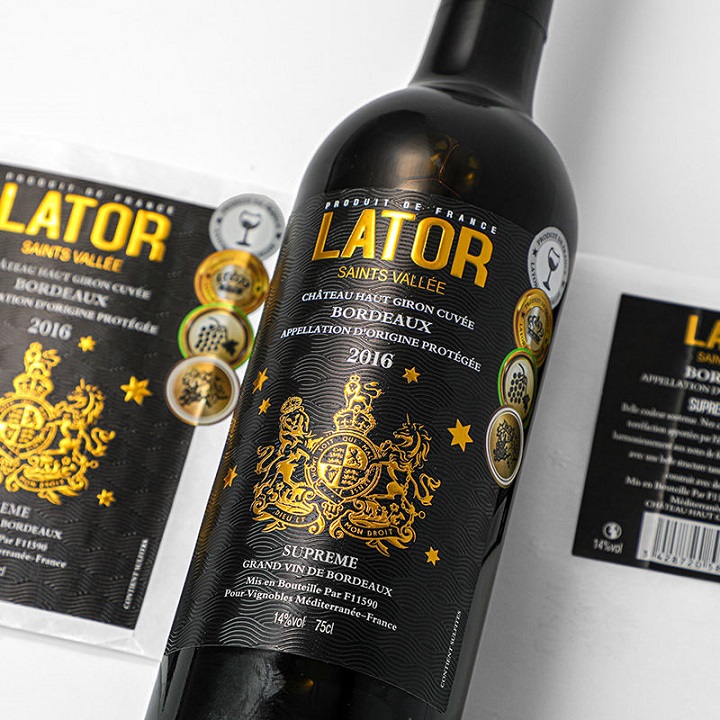 embossed sticker printing