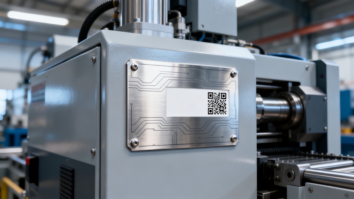 Industrial Stainless Steel Equipment Nameplate Industrial Stainless Steel Equipment Nameplate